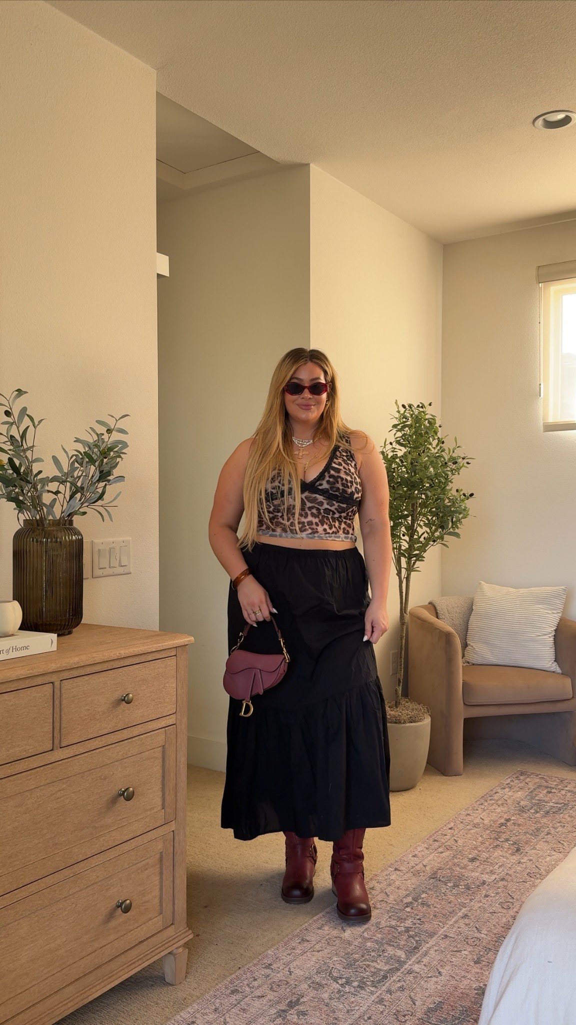 Coachella Outfit Inspo 🤎

Wearing an xl in the top and skirt!!

Bag is from Vivrelle & you can use code “vanessaetheridge” to skip the waitlist!

#LTKFestival #LTKParties #LTKMidsize