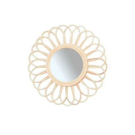 Famure Hanging MirrorWall Rattan Mirror Farmhouse Decor Hanging Home Decoration | Walmart (US)