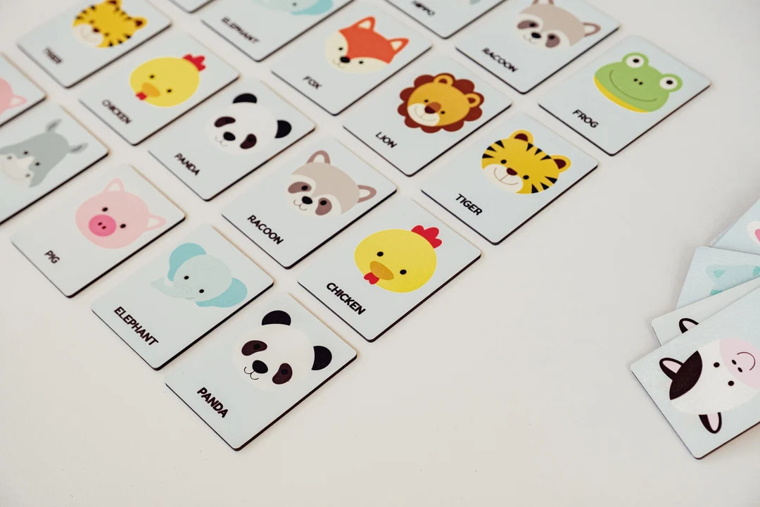 Montessori Wooden Memory Game,Animal memory game,Homeschool preschool kindergarten toddler matchi... | Etsy (US)