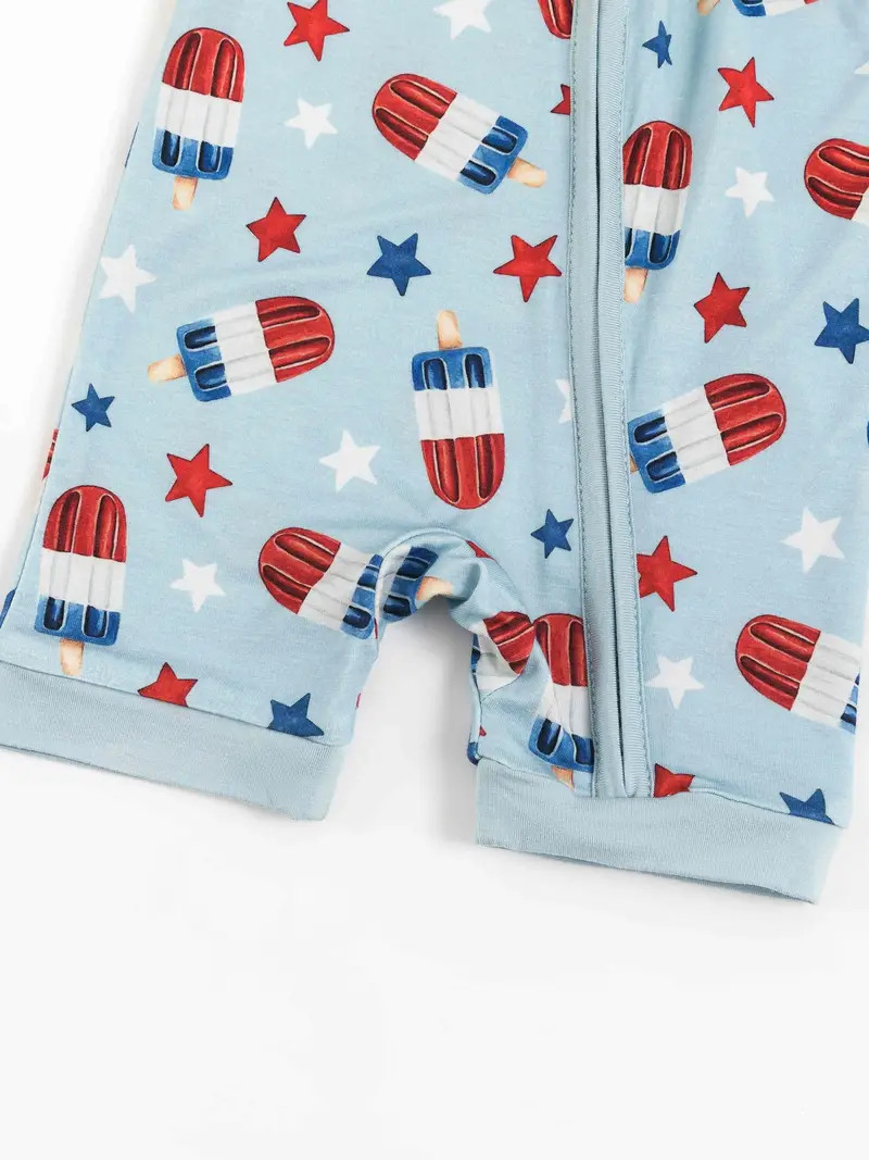 Miozing Bamboo Fiber Bodysuit Baby Independence Day Style - Temu | Temu Affiliate Program