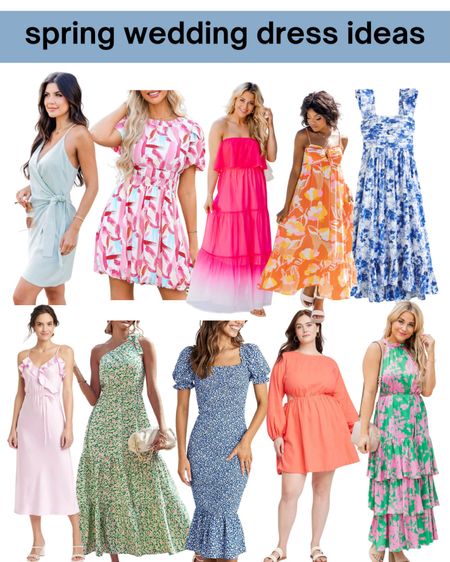 Spring wedding guest dresses! Which is your fave? 

#LTKwedding #LTKparties #LTKSeasonal