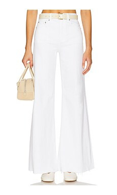 PISTOLA Izzy Mid Rise Wide Leg in Vivid White from Revolve.com | Revolve Clothing (Global)