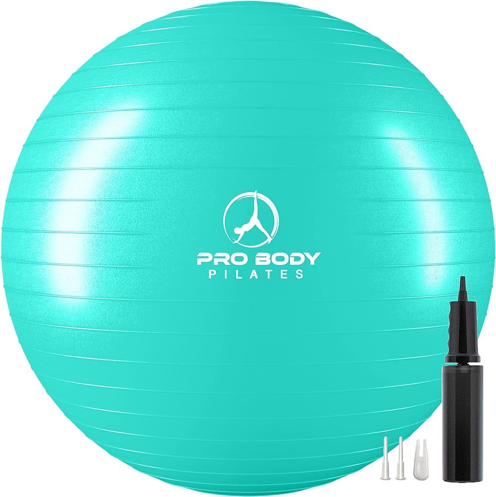 ProBody Pilates Ball Yoga Ball Exercise Ball, Balance Ball or Pregnancy Ball for Stability, Yoga ... | Amazon (US)
