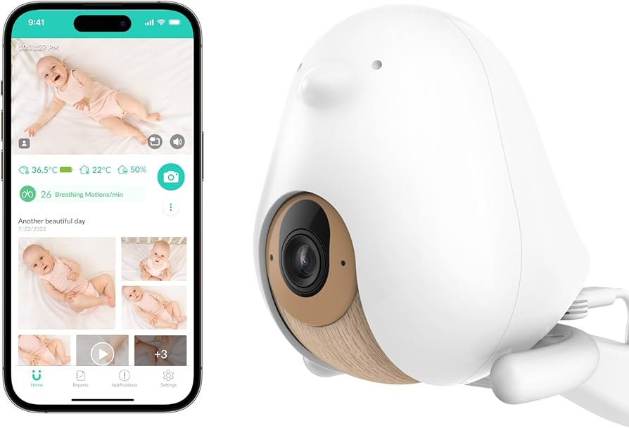CuboAi Plus Smart Baby Monitor: Sleep Safety Alerts for Covered Face, Danger Zone & Sleep Analyti... | Amazon (UK)