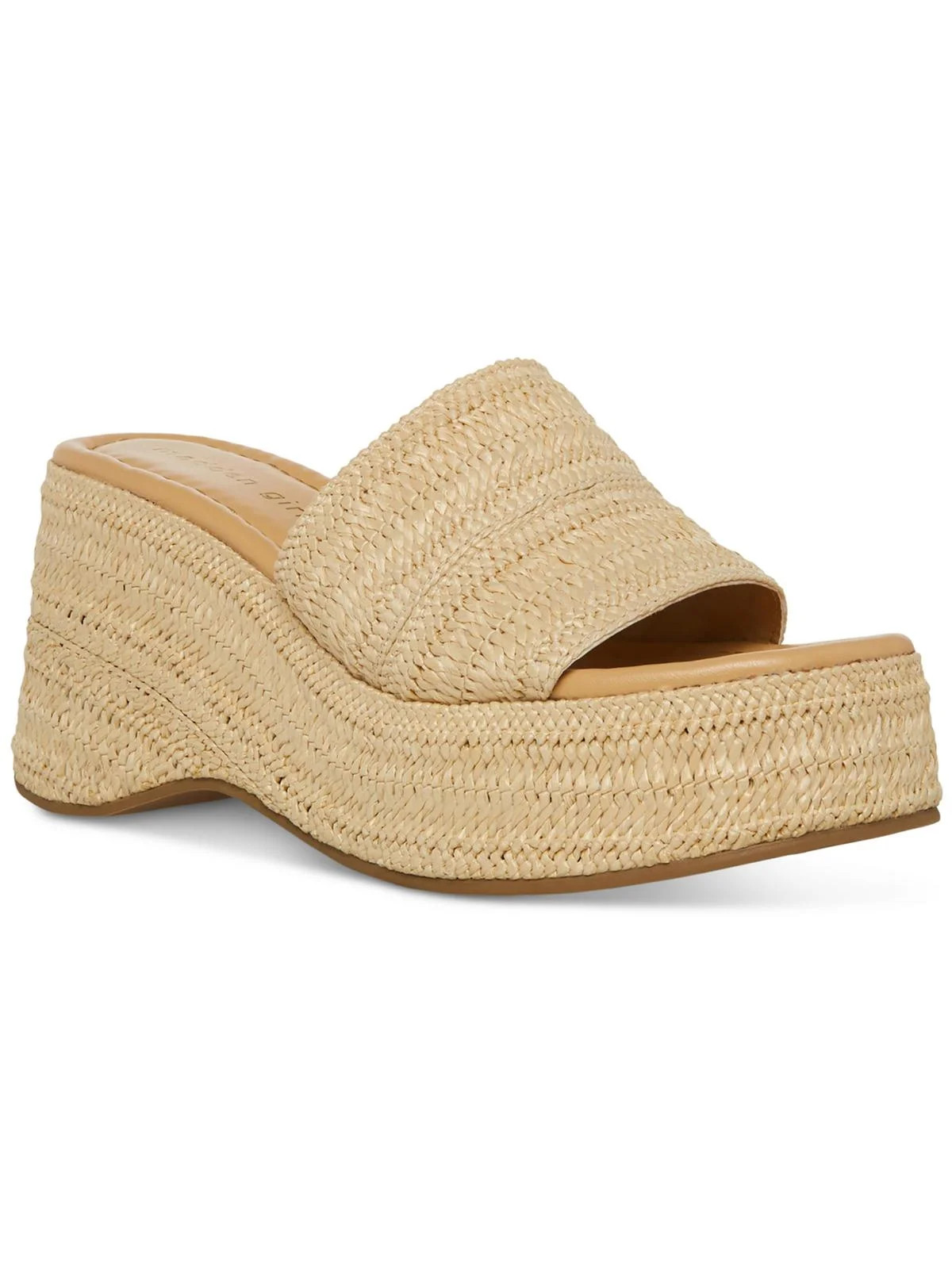 Madden Girl Womens Zahara-R Textured Dressy Wedge Sandals | Walmart (US)