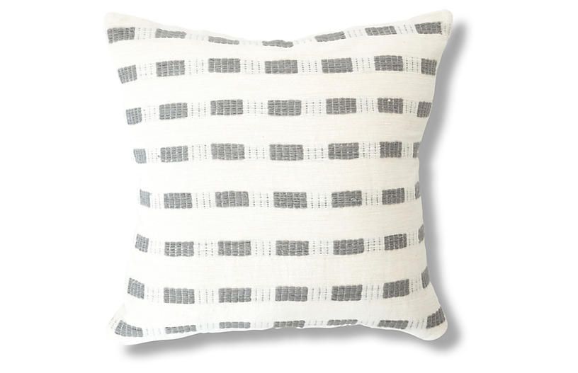 Bertu 20x20 Pillow, Gray | One Kings Lane