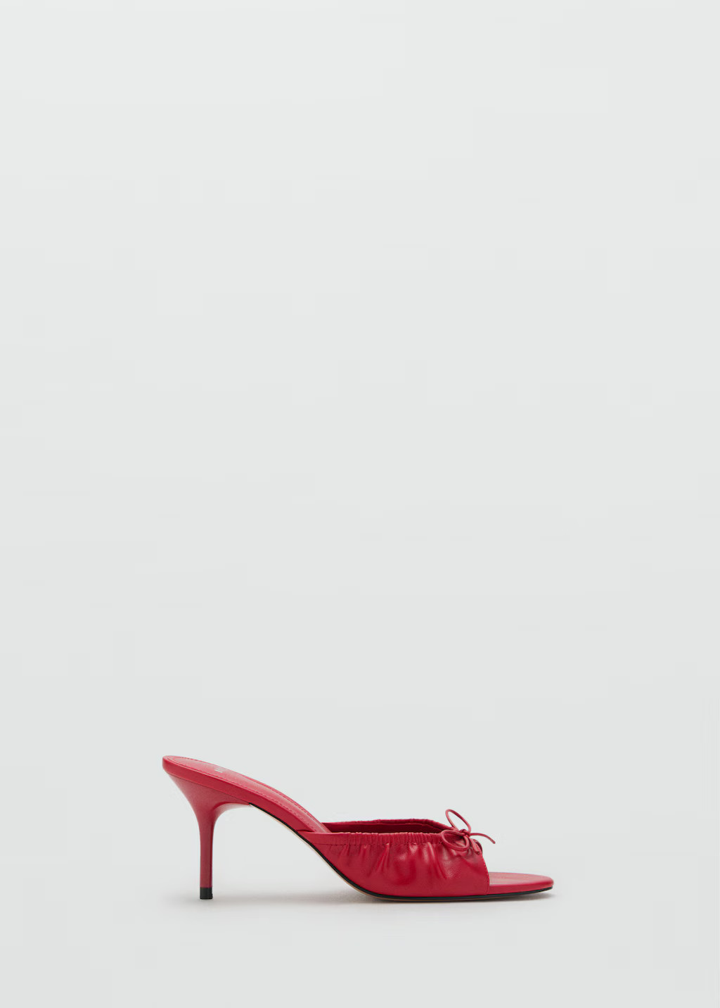 Bow heel sandals - Women | MANGO USA | Mango (US/MX/AU)