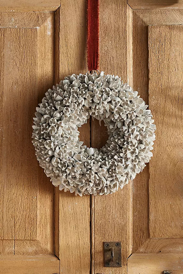 Preserved Bakuli Pod Wreath | Anthropologie (US)