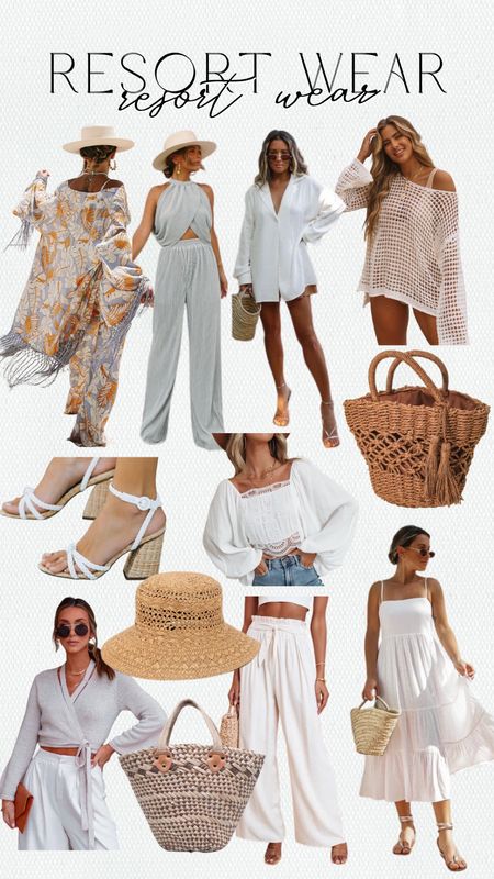 Resort wear, vacation outfits, white outfits, beach vacation style, vici dolls, beach bag, white shoes 

#LTKSeasonal #LTKFind #LTKtravel