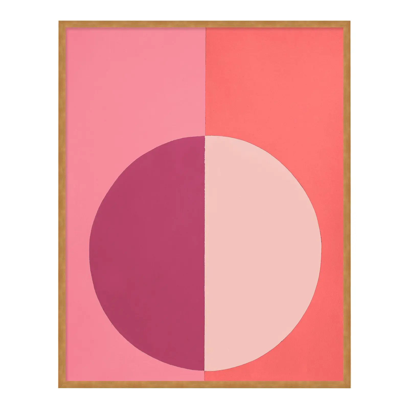 Pink Forever by Stephanie Henderson in Gold Frame, Medium Art Print | Chairish