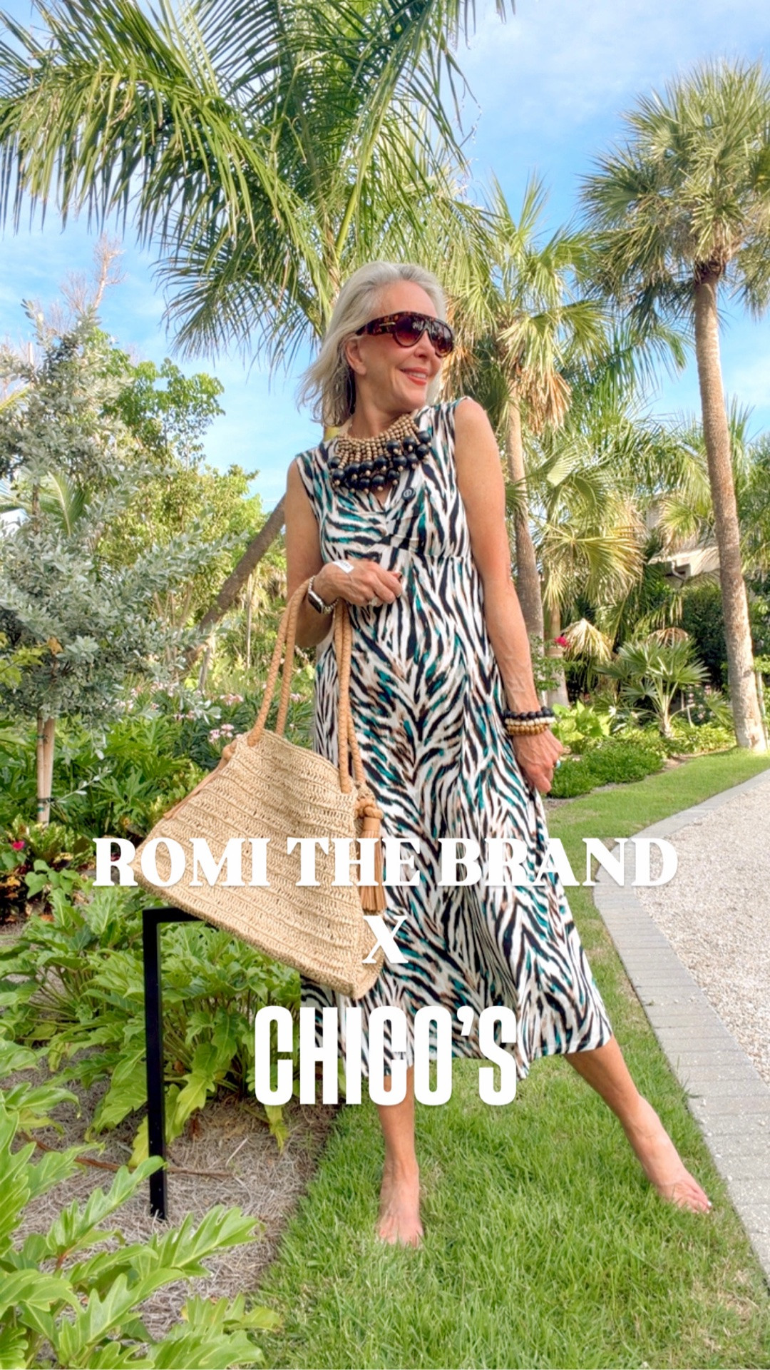 Made with this great soft-stretch jersey knit fabric. This dress is showcasing a customer-favorite tiger animal print motif and flawless fit.

Make a statement with this Cameo Necklace. It unites dyed-to-color wood beads on to a flexible, fabric-covered bib collar necklace. It’s perfect for elevating your favorite summer prints.

A beautiful 4-tassel straw tote bag made with full-grain leather handles. Handcrafted from natural straw.  A true statement piece and one you will love for years to come.
Animal print, statement jewelry

#LTKOver40 #LTKSeasonal #LTKootd