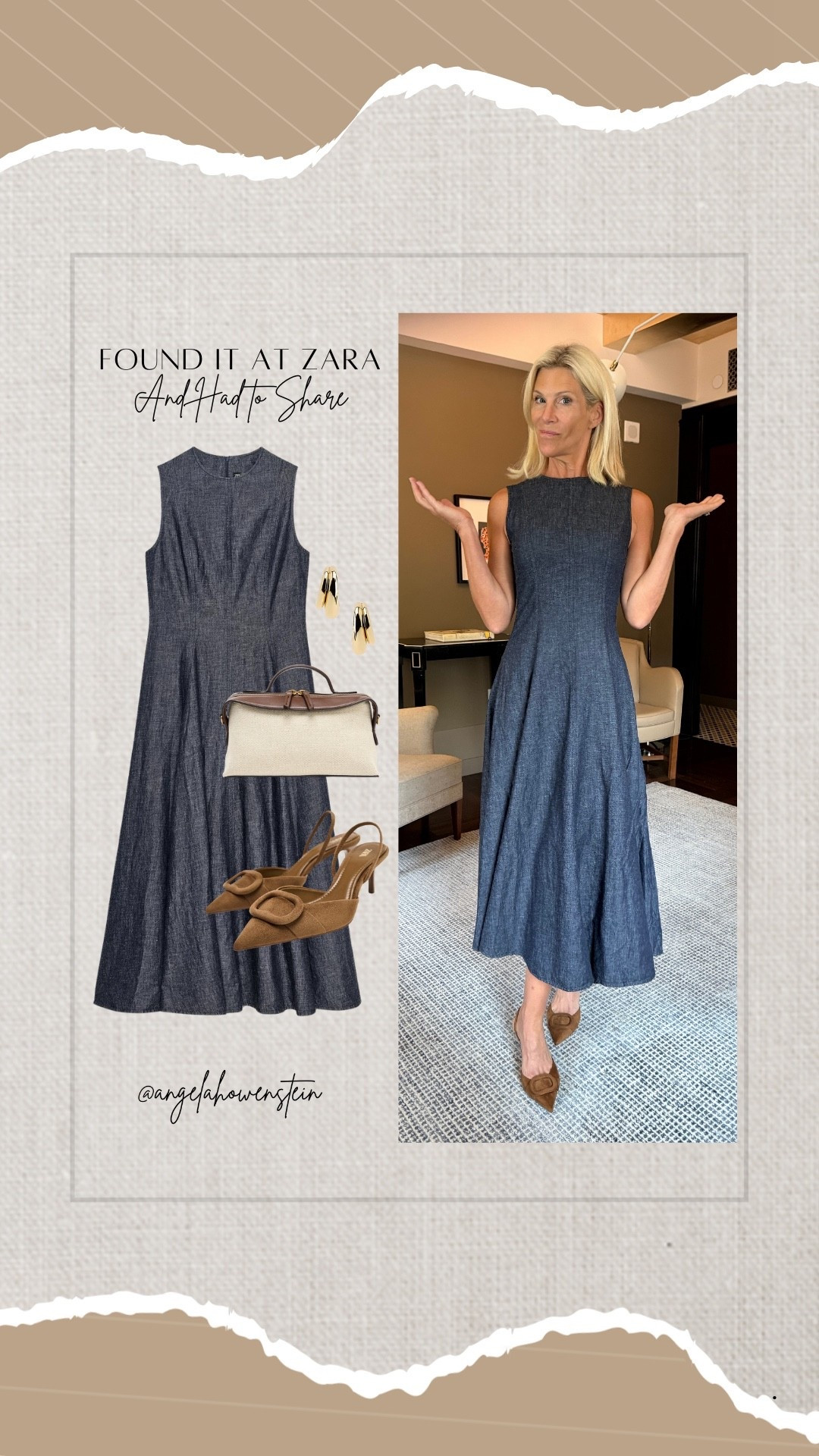 Another Zara gem I couldn’t keep to myself. This sleeveless denim midi is timeless, flattering, and surprisingly versatile.

#LTKFinds #ltkfashion #over40style #capsulewardrobe #zarafinds #outfitinspo #denimdress



#LTKStyleTip #LTKOver40 #LTKShoeCrush