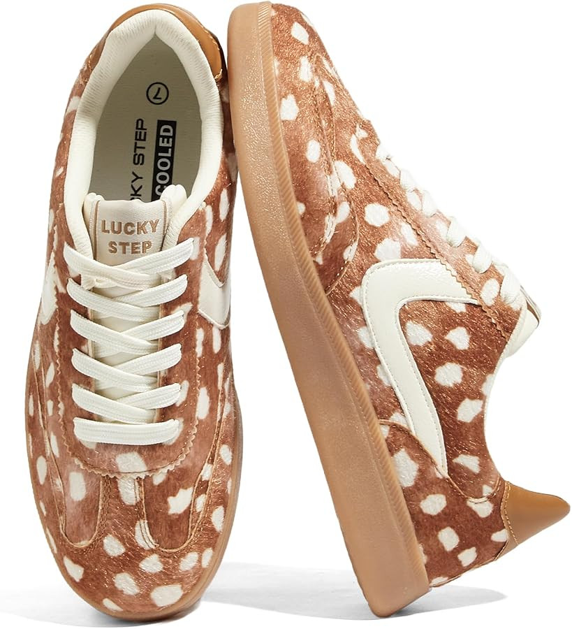 LUCKY STEP Women's Classic Fashion Sneakers | Amazon (US)