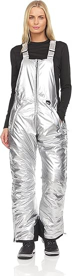 Arctic Quest Womens Insulated Water Resistant Ski Snow Bib Pants | Amazon (US)