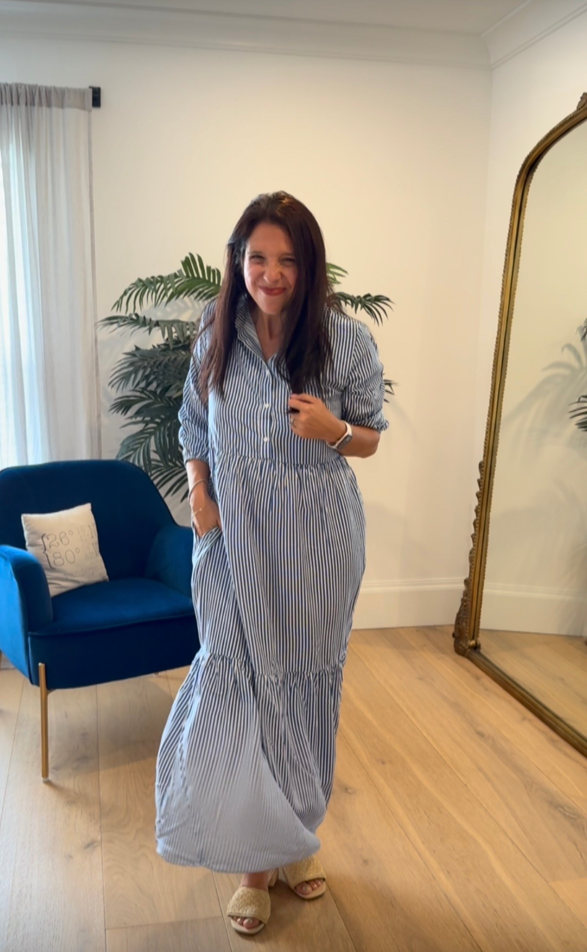 Light and flowy and truly perfect for summer. I love a dress that covers it all.

#LTKootd #LTKmomlife #LTKPetite