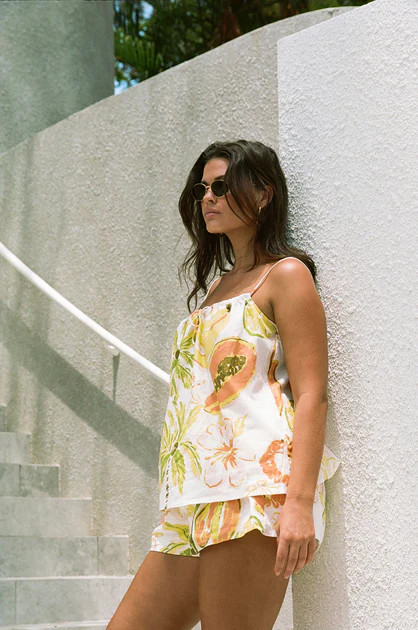 Jetta Top - Seaview Peachy | SABO SKIRT (Global)