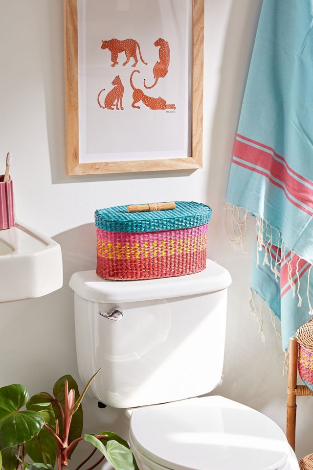 Briya Bathroom Storage Basket | Urban Outfitters (US and RoW)