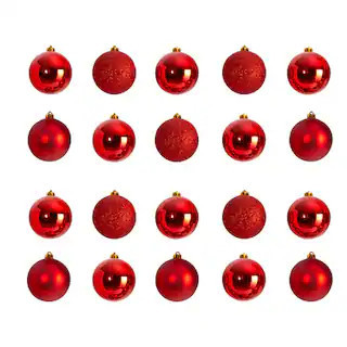 20ct. 3" Red Shatterproof Christmas Ornaments By Nearly Natural | Michaels® | Michaels Stores