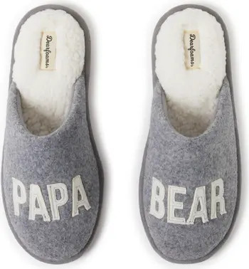 DEARFOAMS Carson Papa Bear Dad Scuff Slipper (Men) | Nordstrom | Nordstrom