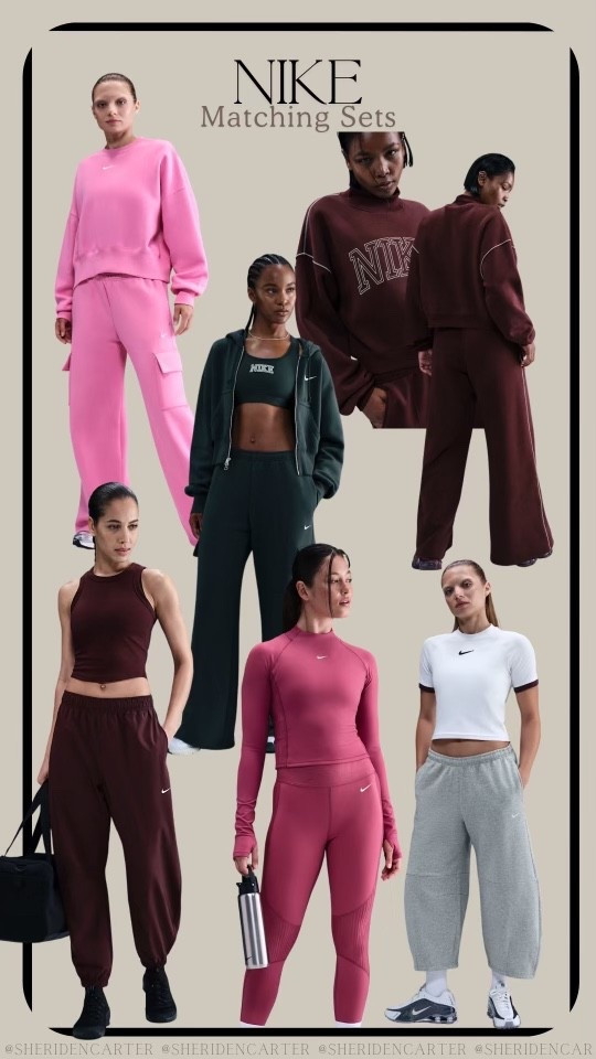 Nike matching sets!!!!! 

#LTKSeasonal #LTKStyleTip #LTKActive