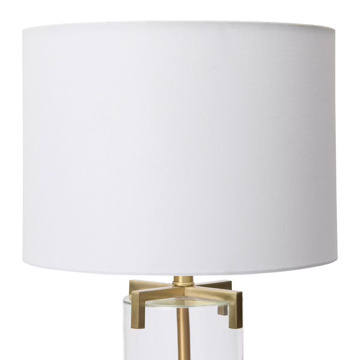 26.5" Glass Table Lamp Gold - 3Storied Home | Target
