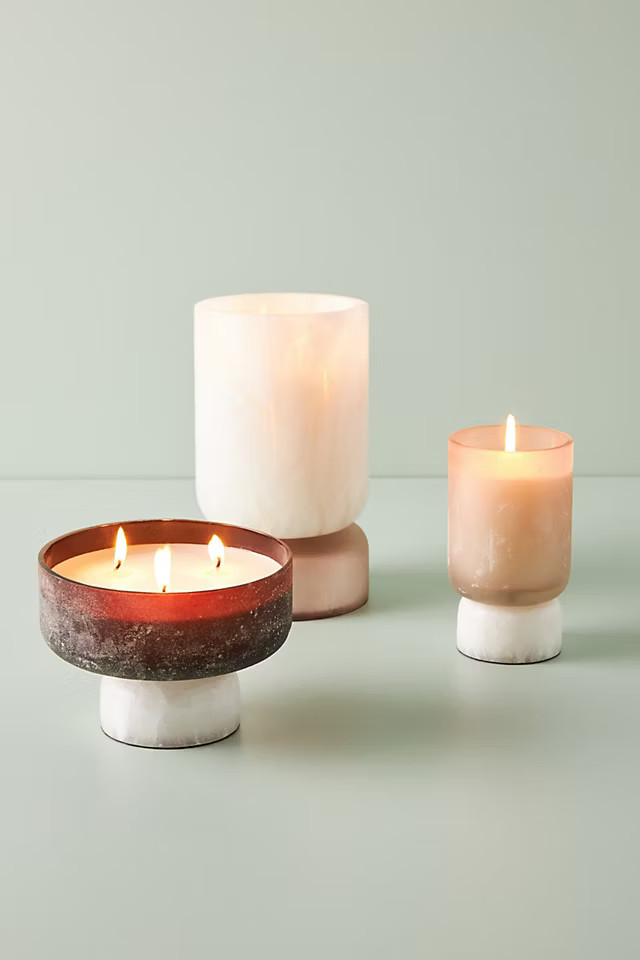 Avila Pedestal Candle | Anthropologie (US)