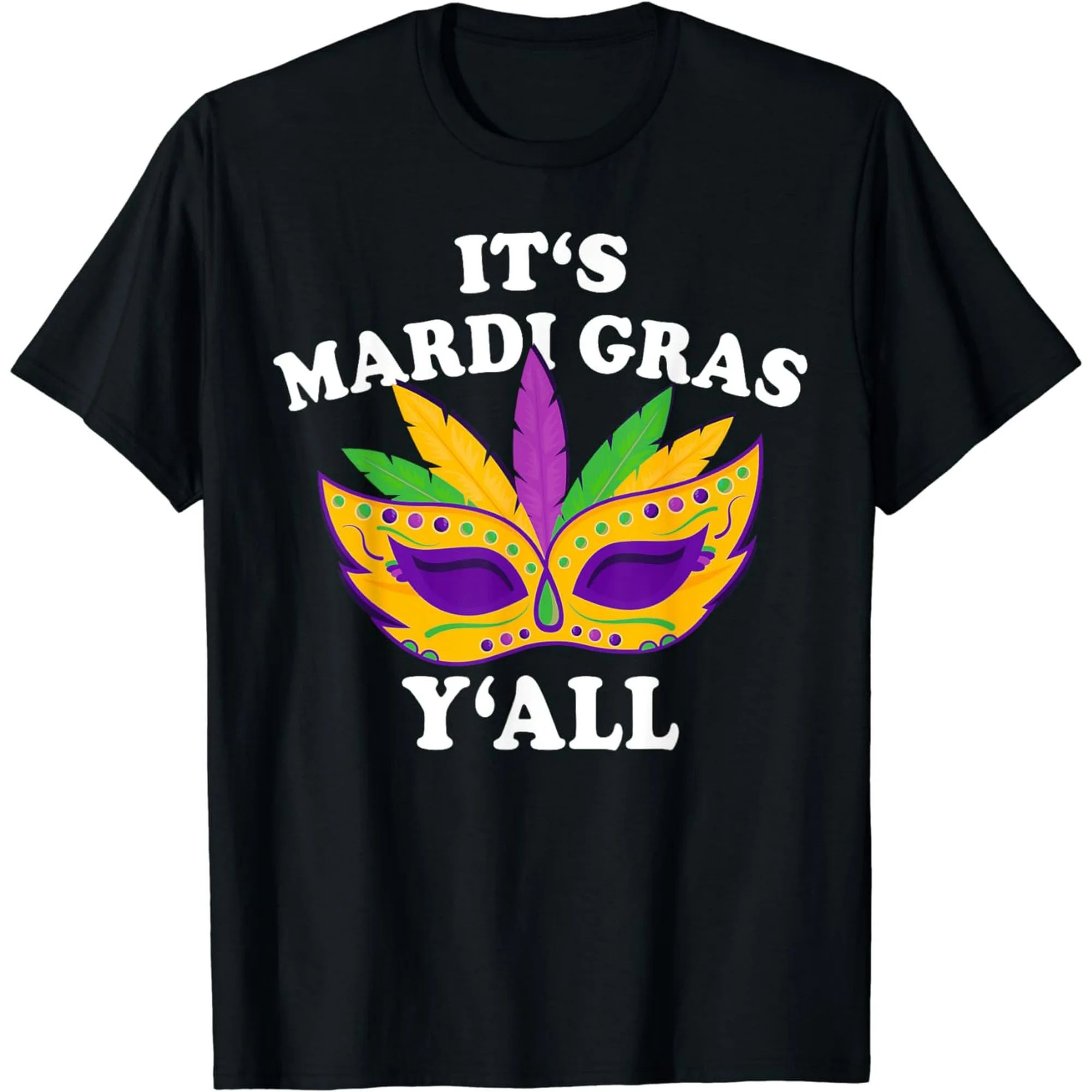 Mardi Gras Masquerade Mardi Parade Costume Mens & Womens T-Shirt | Walmart (US)