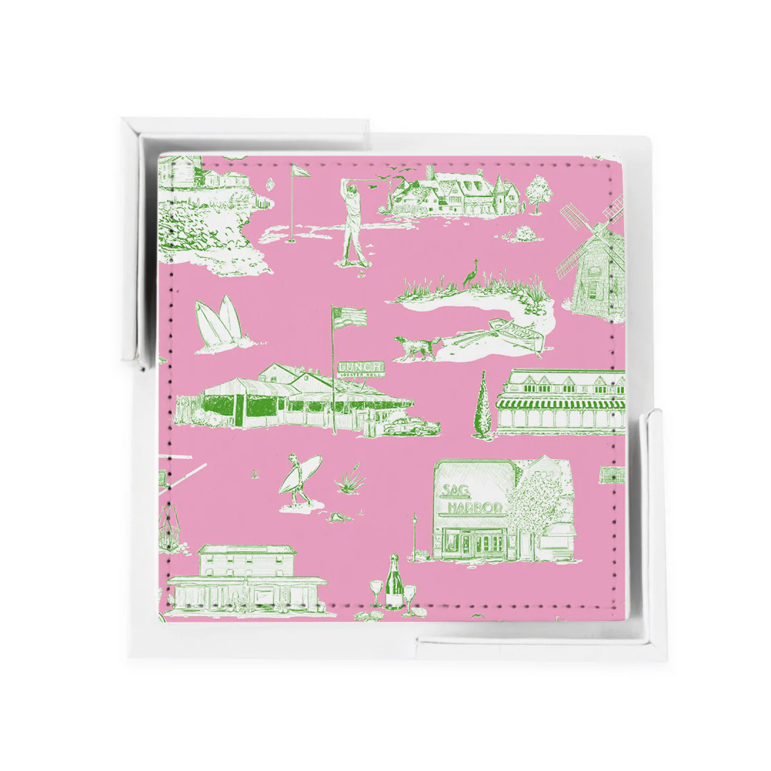 Hamptons Toile Coaster Set | Katie Kime Inc