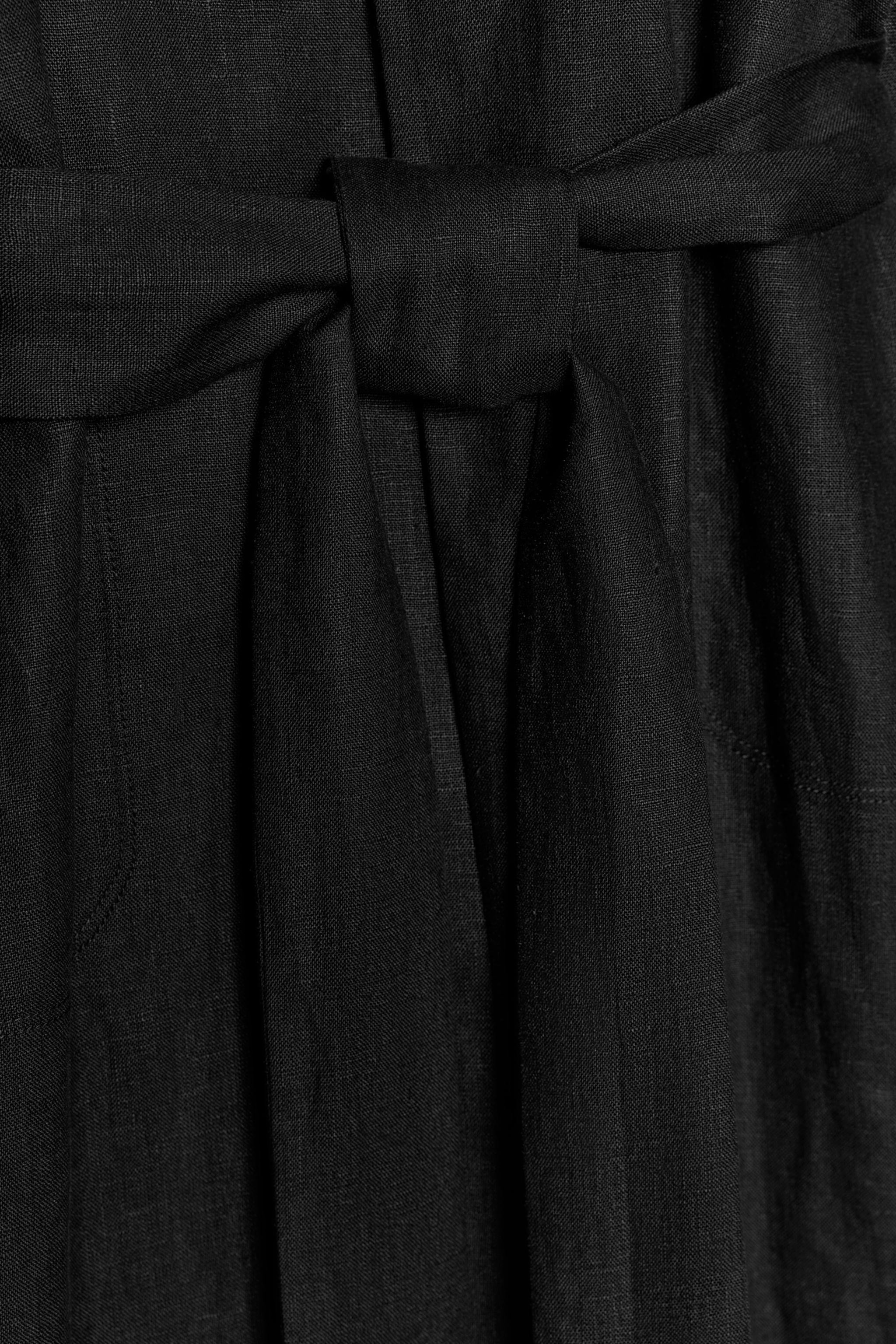 ZW COLLECTION LINEN BELTED COAT | Zara UK