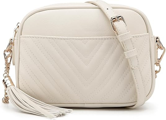 lola mae Quilted Crossbody Bag, Trendy Design Shoulder Purse | Amazon (US)