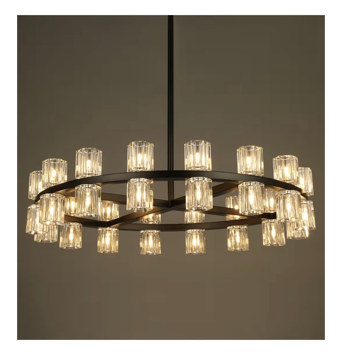 Restoration Hardware Dupe Chandelierr

#LTKHome