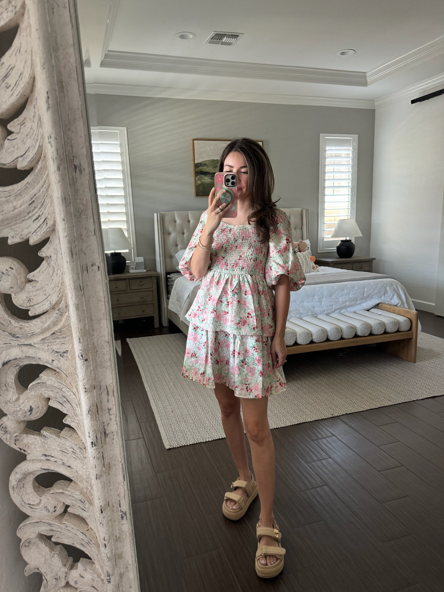 Summer dress - petite friendly fashion - floral dress - summer sandals - women’s fashion - summer outfit inspo

#LTKStyleTip #LTKShoeCrush #LTKSeasonal