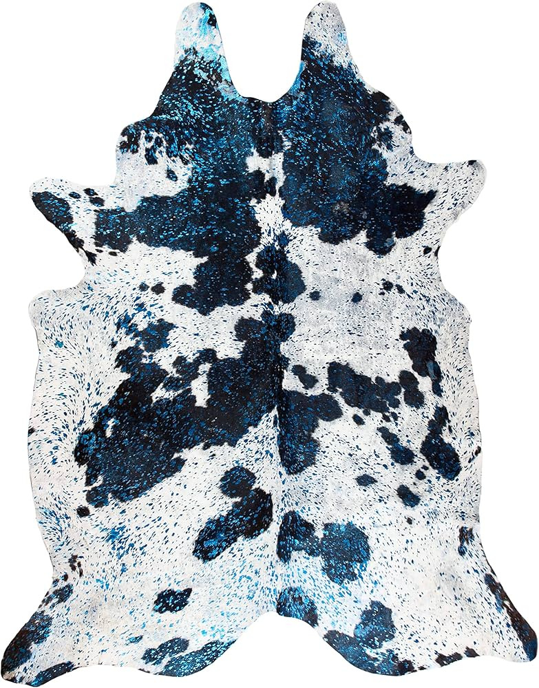 Natural Scotland Cowhide Area Rugs for Living Room and Bedroom | Handmade 100% Cow Rug with Low P... | Amazon (US)