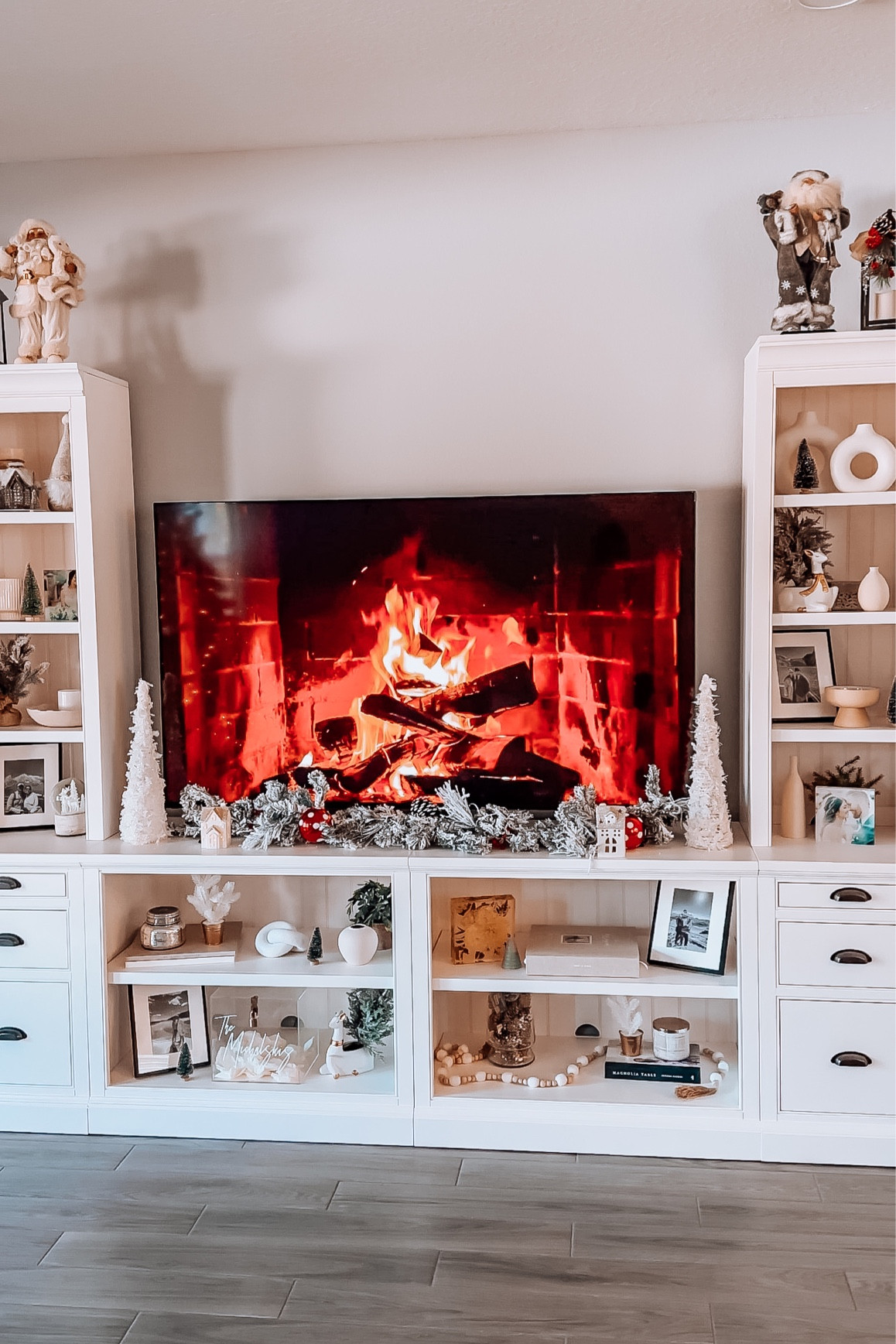 tv stand with holiday christmas touches

#LTKhome #LTKHoliday #LTKSeasonal