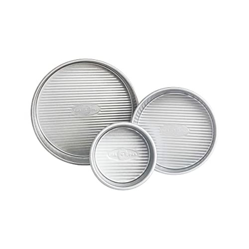 USA Pan Nonstick Round Cake Pan Set of 3, Small | Amazon (US)