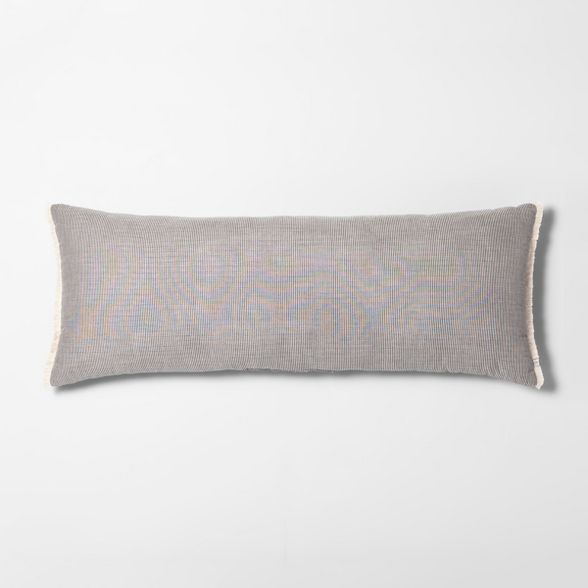 Lumbar Throw Pillow Striped Double Weave - Hearth & Hand™ with Magnolia | Target