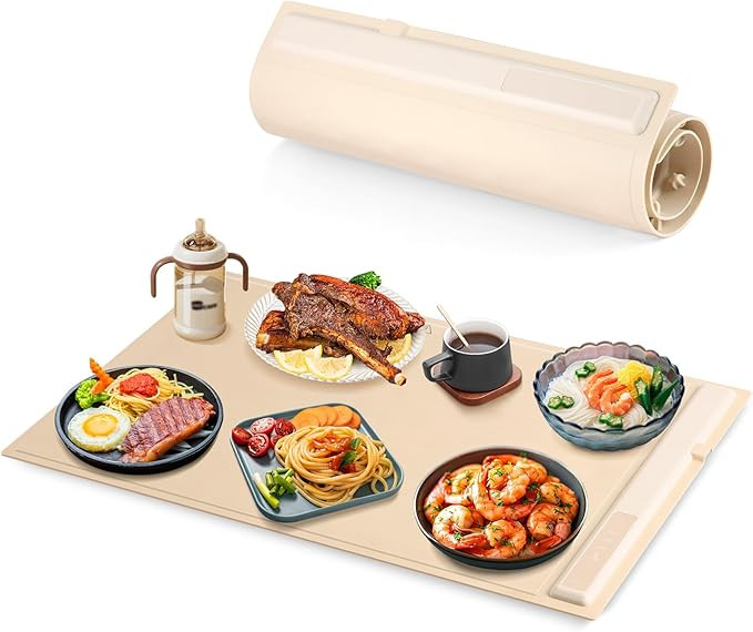 Portable Silicone Electric Warming Tray - with Three Temperature Settings, Overload Protection- P... | Amazon (US)