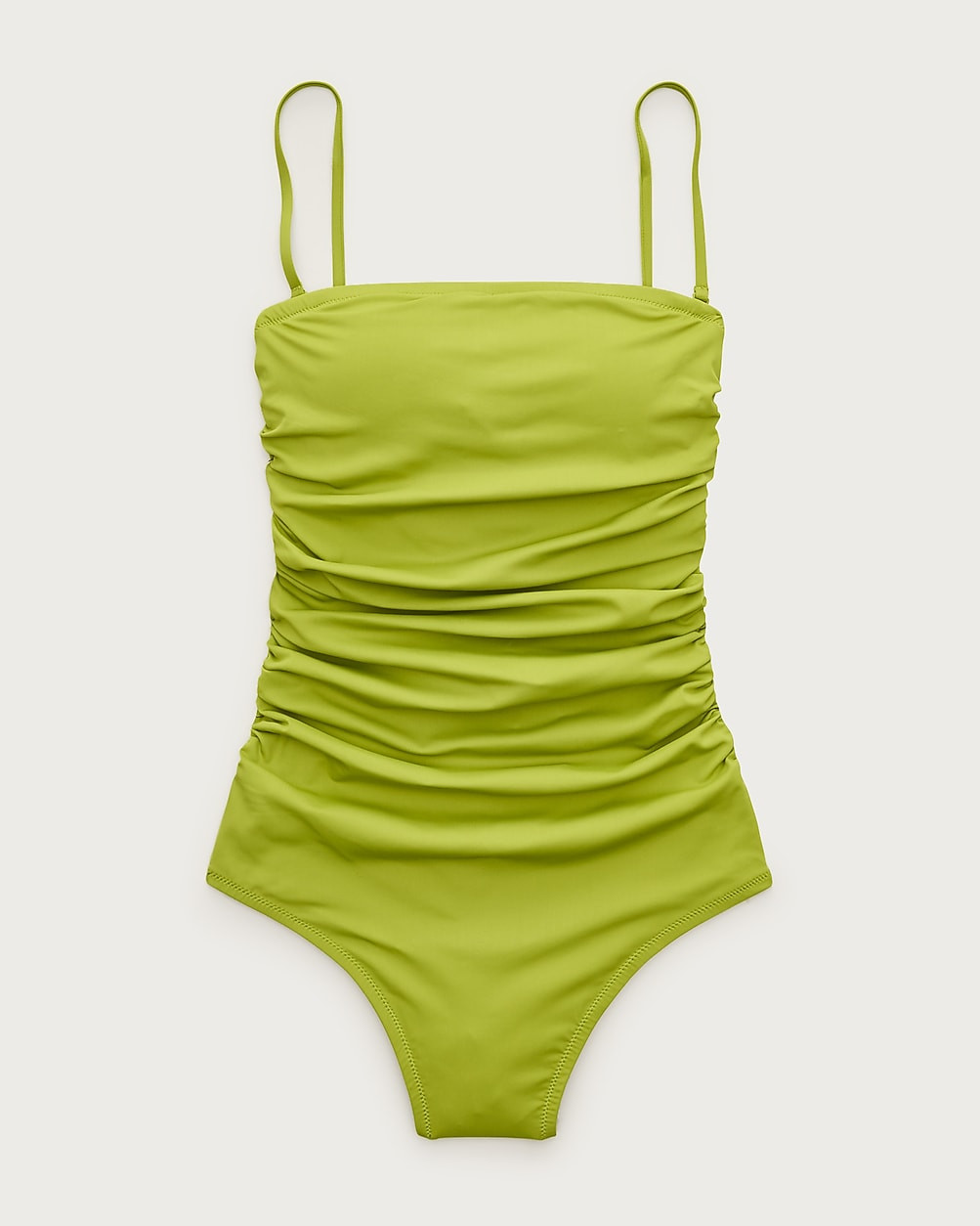 Gemma ruched bandeau one-piece | J. Crew US
