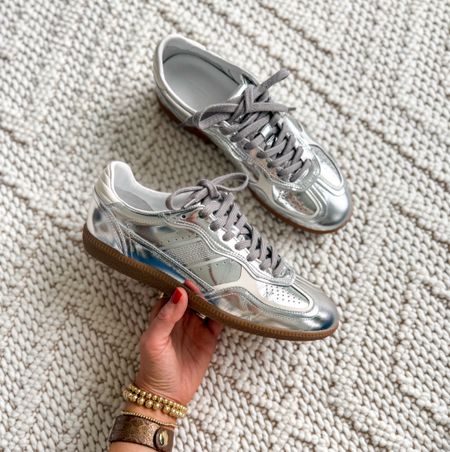 I love this silver sneakers trend for a touch of Lux and interest! 

#LTKshoecrush #LTKstyletip #LTKover40