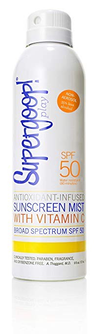 Supergoop! Antioxidant-Infused Sunscreen Mist with Vitamin C SPF 50 | Amazon (US)