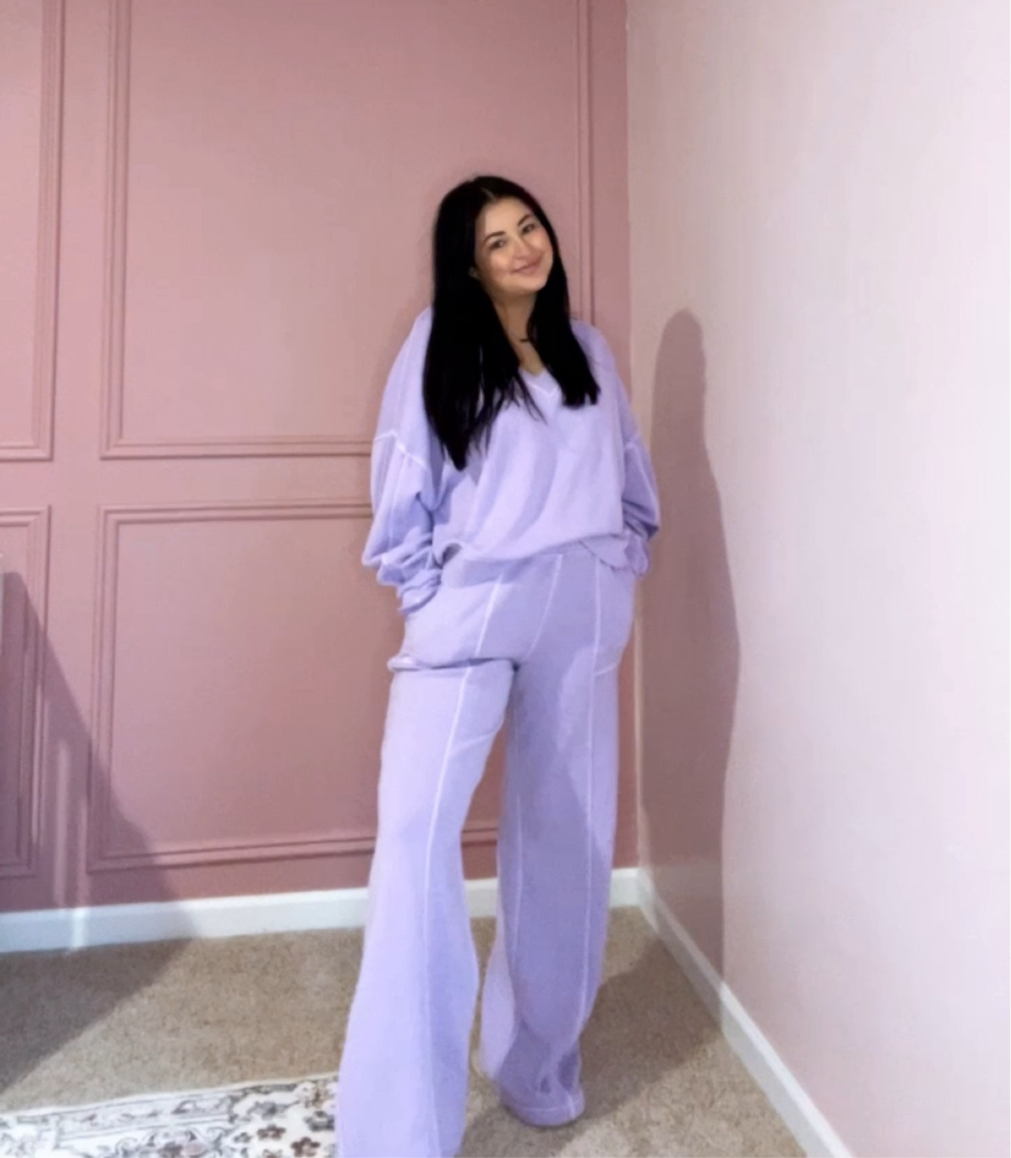 The comfiest set from Aerie is currently on sale with so many color options 😍 Wearing this for my coming home outfit after hospital - love the flare bottoms! 

#LTKmidsize #LTKGiftGuide #LTKbump