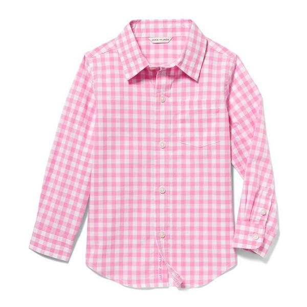 Gingham Poplin Shirt | Janie and Jack