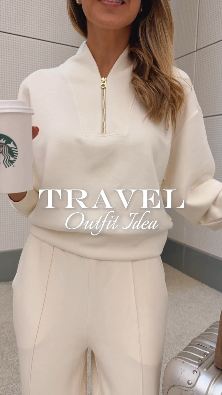 Elegant and comfortable set that is perfect for traveling and running errands! 
Ultra soft and the fitting is perfection
Fits true to size and I’m wearing size small and tall version on bottom 
I’m 5”9 for your reference 
Travel outfit 
Airport outfit

#LTKTravel #LTKTall #LTKootd