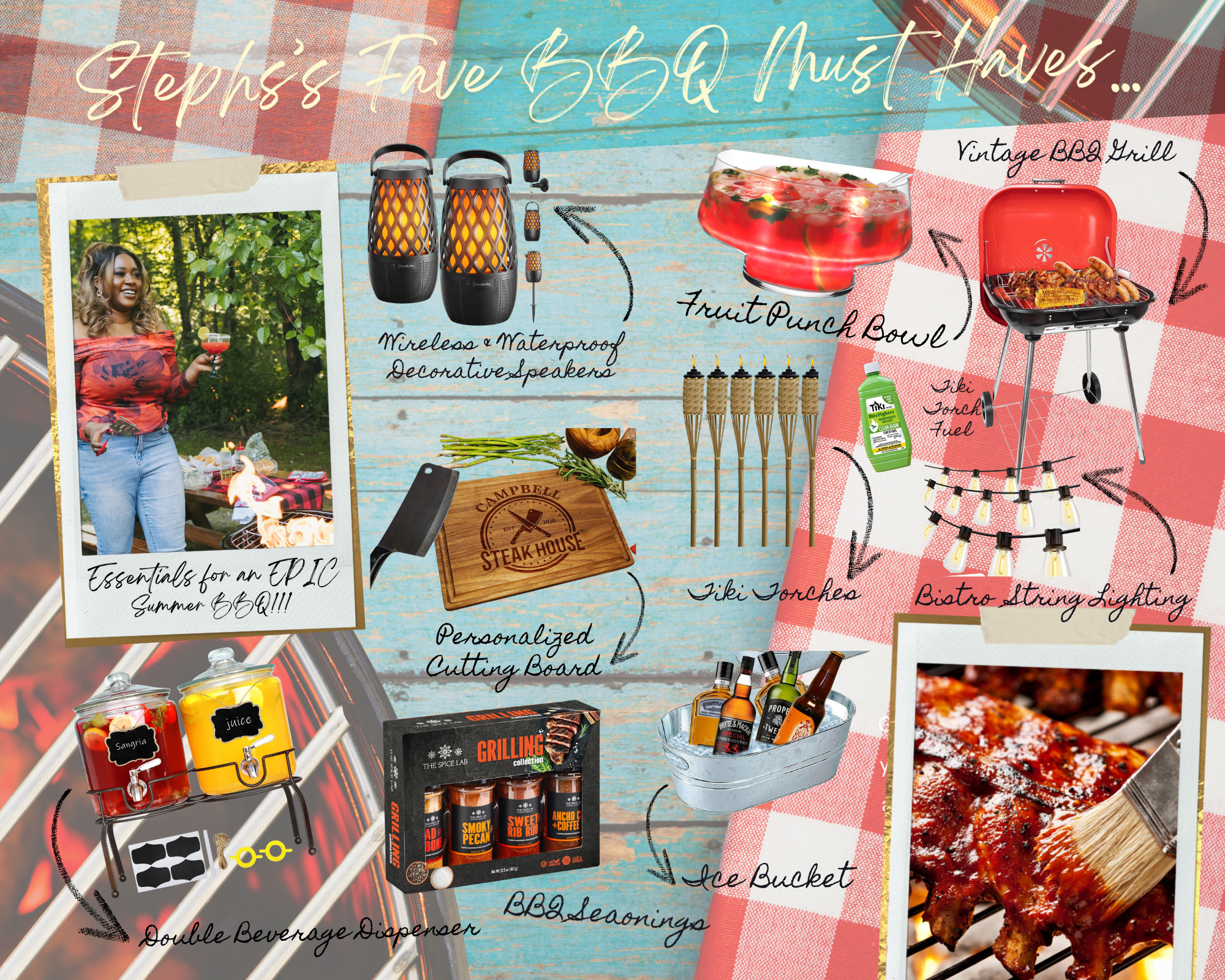 My BBQ Must-Haves – Everything You Need to Host the Ultimate Summer Cookout! 🔥 From the perfect patio setup to pro-level grilling tools, cocktail must-haves, and bug-free ambiance, I’ve curated my go-to BBQ essentials for outdoor entertaining. Whether you're planning a backyard bash, cookout with friends, or just vibing with your fam, these products will level up your summer.  

 