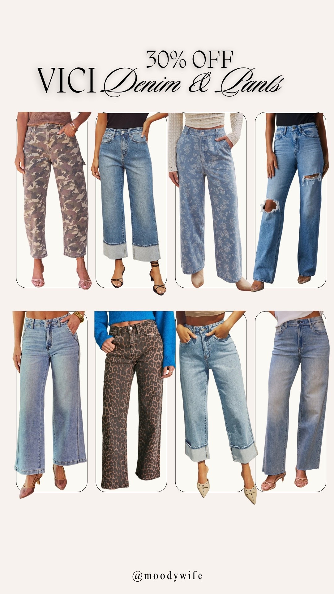 VICI denim jeans and pants are 30% off sitewide right now! 

#LTKootd #LTKSpringSale #LTKSaleAlert