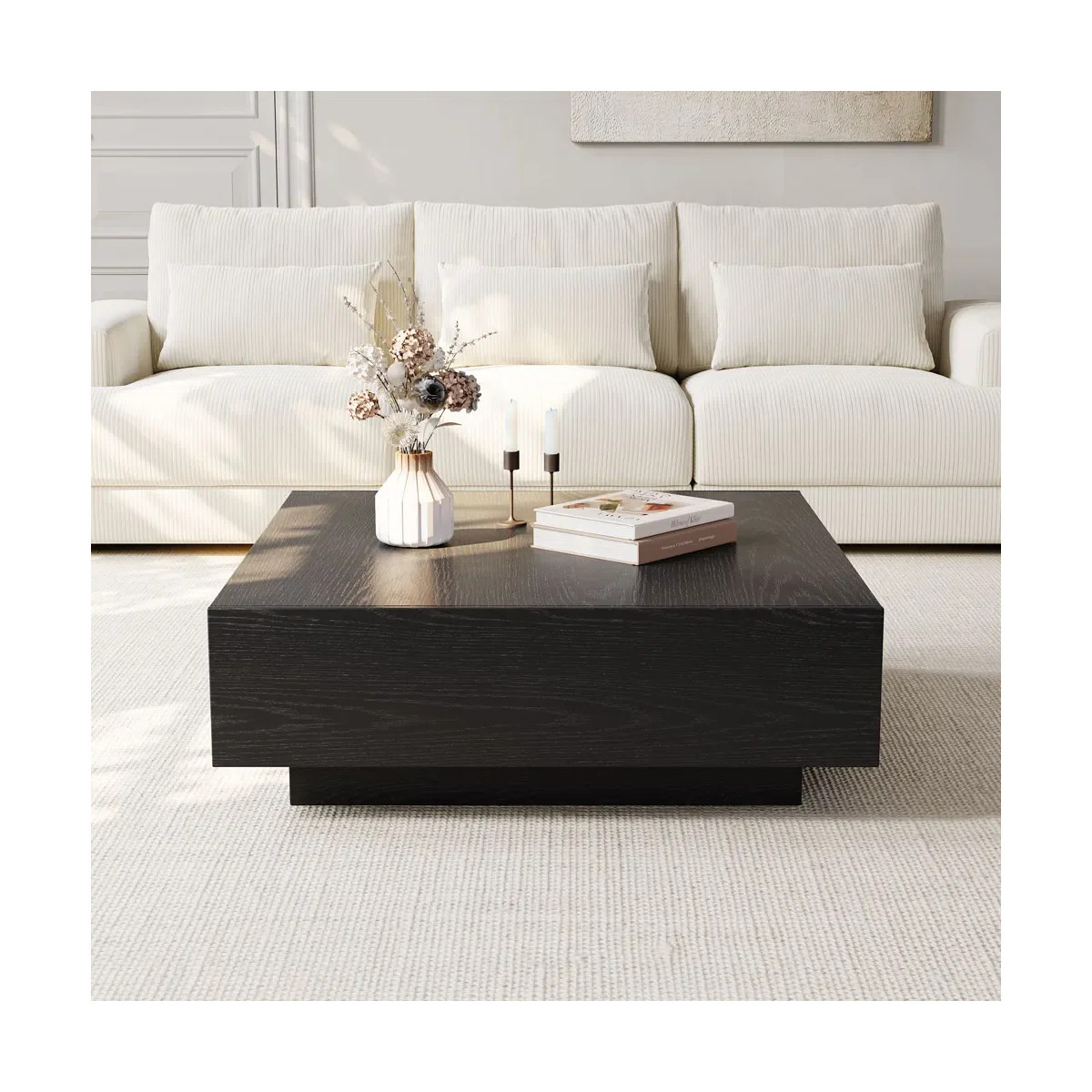 Cristyle Fully Assembled 2-Drawer Square Coffee Table | Wayfair North America