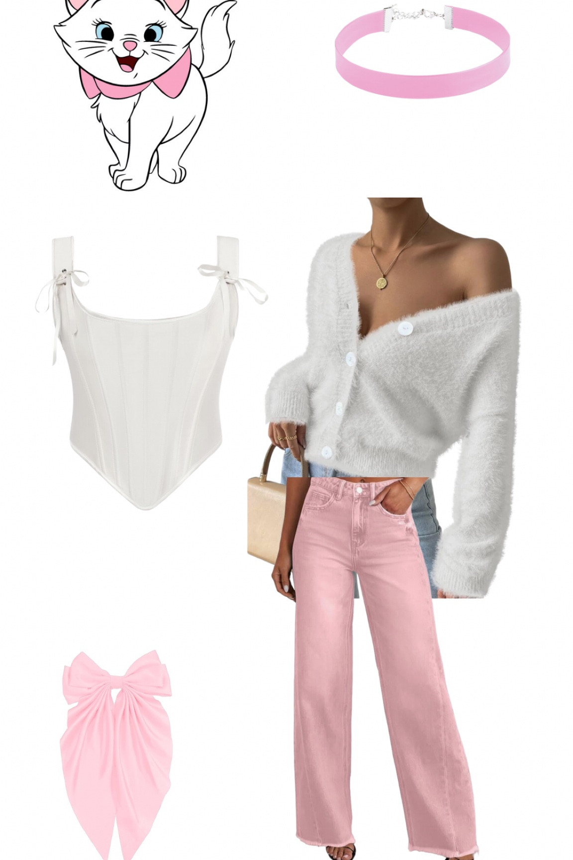 Disneybound Marie from the Aristocats

#LTKBeauty #LTKTravel