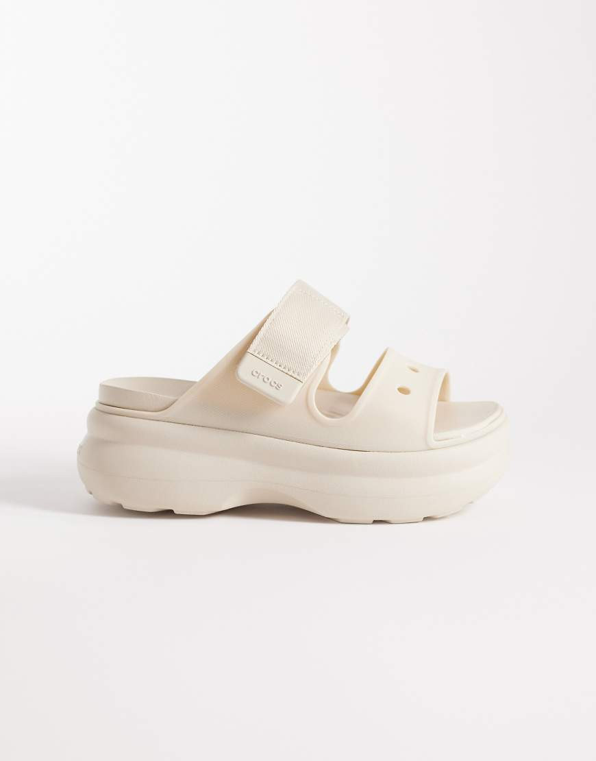 Crocs Soho Two Strap Sandal in frappe-Brown | ASOS (Global)