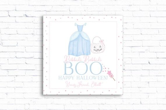 Bibbidi Bobbidi BOO  Cinderella Halloween Gift Tag - Etsy | Etsy (US)
