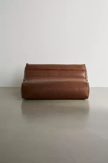 Dylan Faux Leather Bean Bag Sofa | Urban Outfitters (US and RoW)